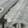 A-380 Cast Aluminum turning rack castings for the storage and shelving industry